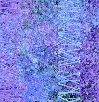 Lavender Reflections #3 (12"x12")