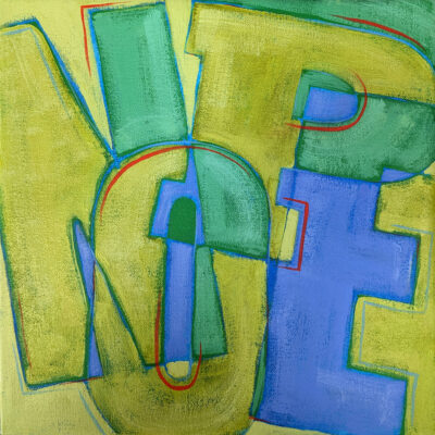 Nope (12"x12") SOLD