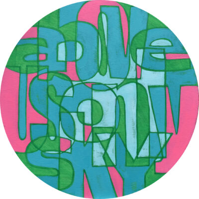 NEW!!!  Above us Only Sky (12" diameter)